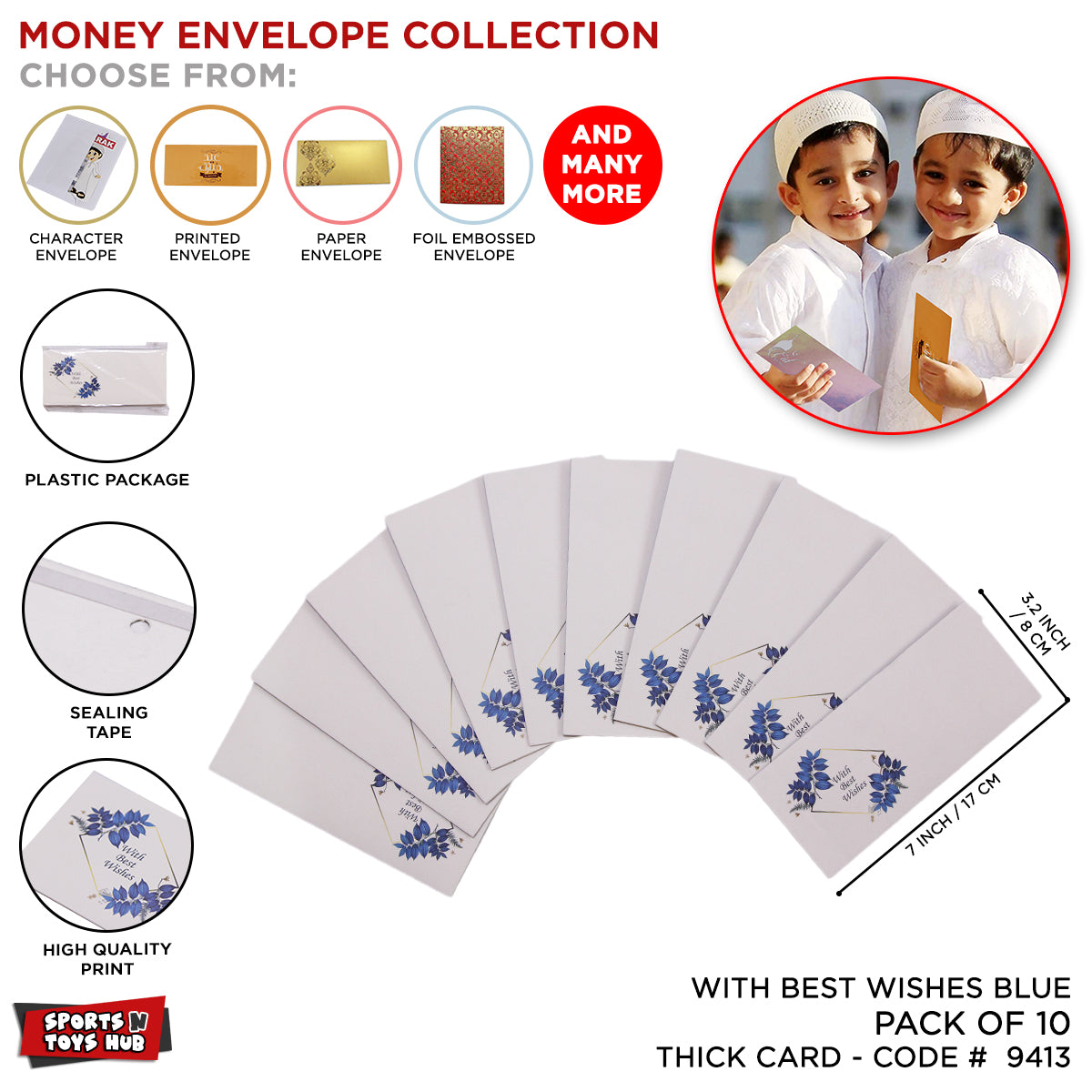 Best Wishes Money Envelope