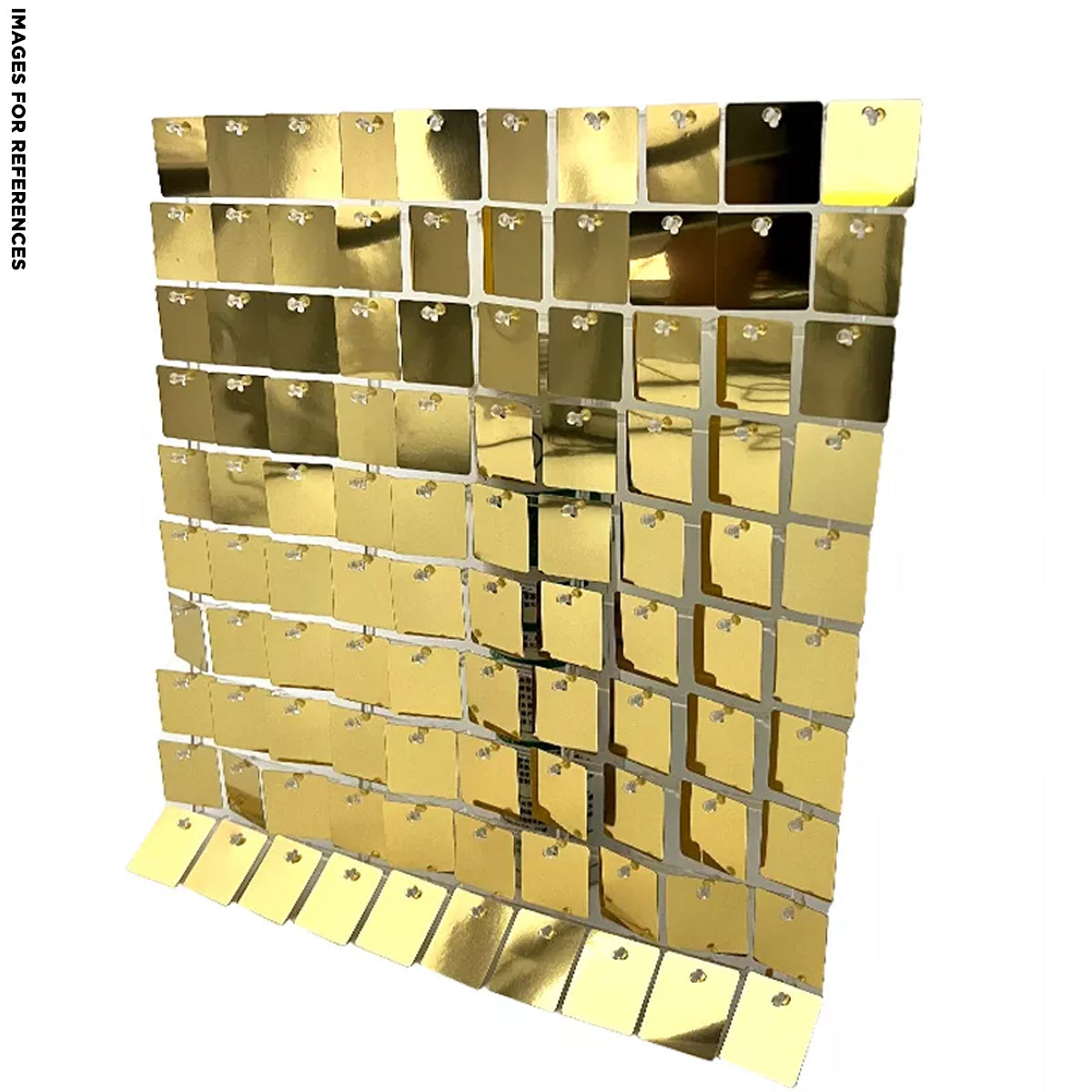 Shimmer Wall Panels - Dull Gold