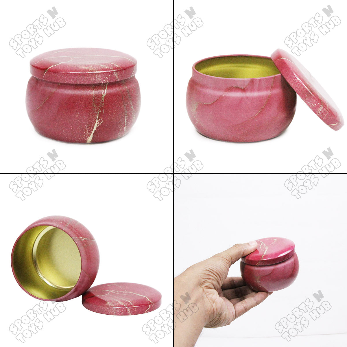 Tin Gradient Pattern Multipurpose Box