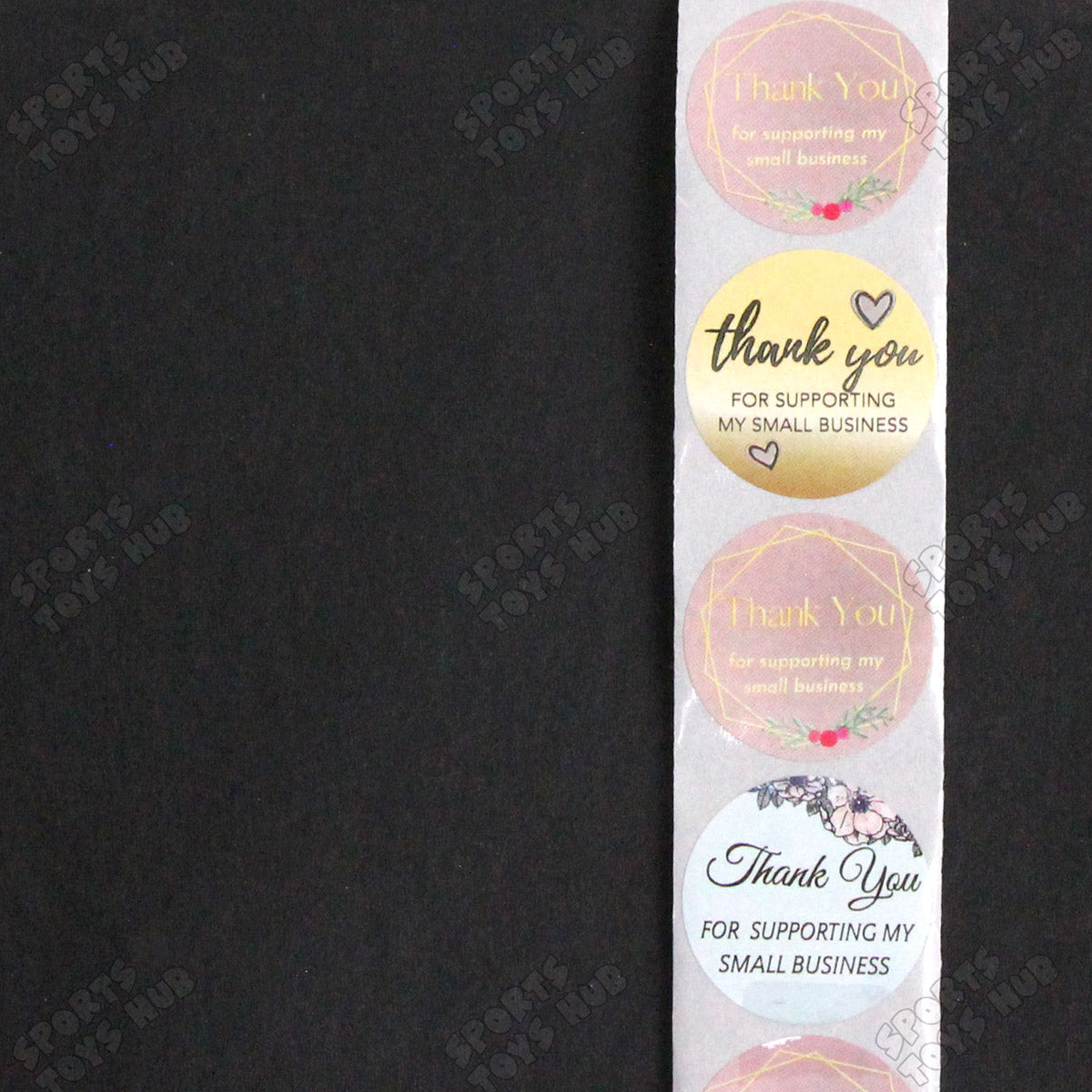 Thank You for Supporting Small Business Gratitude Stickers Roll - 500 PCS