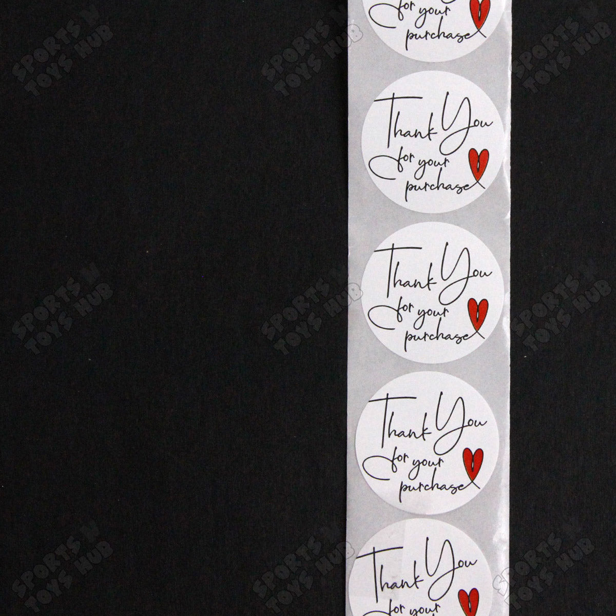 Thank You for your Purchase Heartfelt Thanks Stickers Roll - 500 PCS