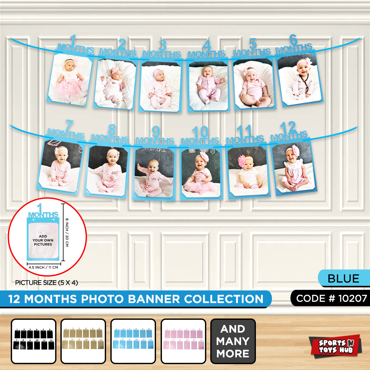 12 Months Photo Banner Collections