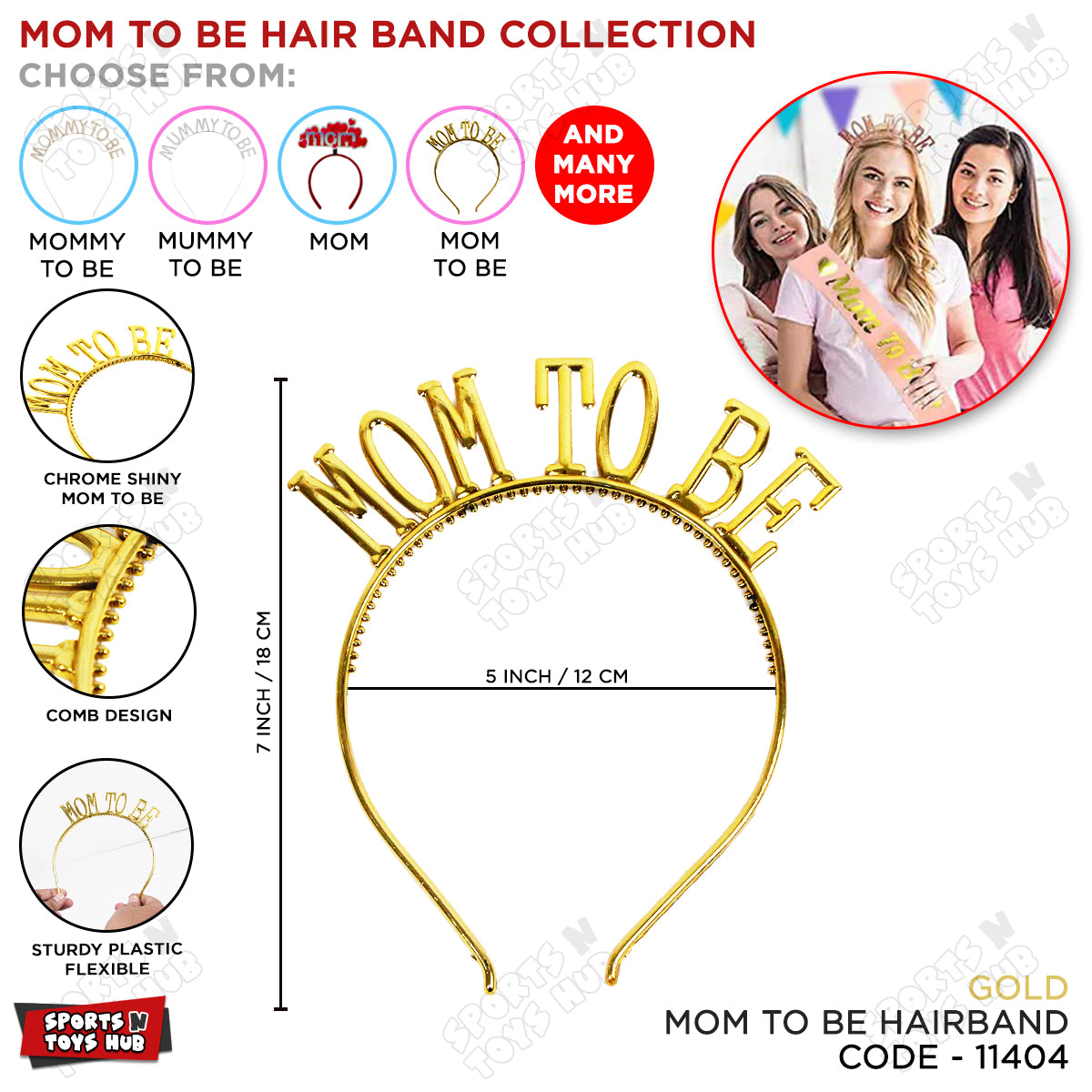 Mom To Be Hairband Collection