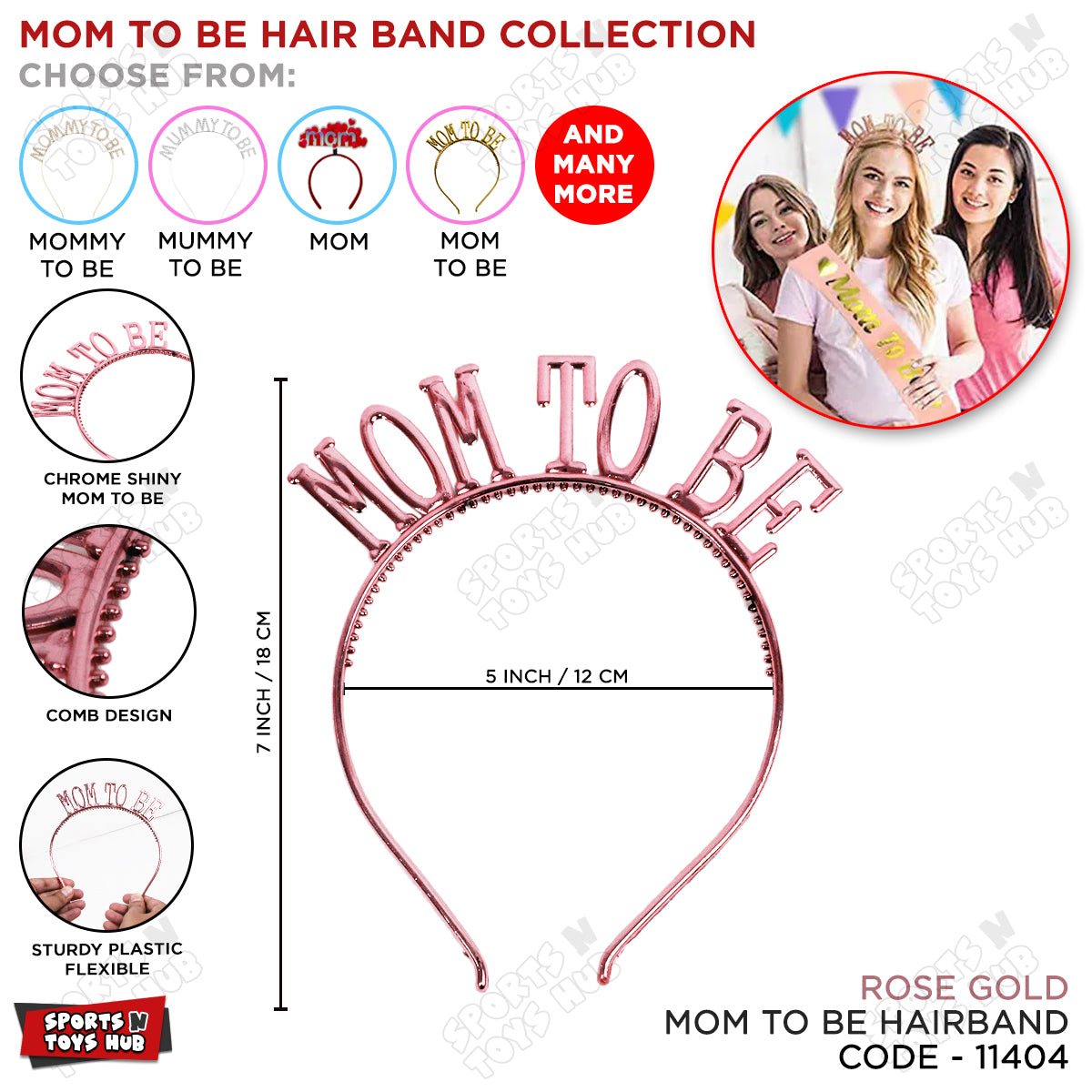 Mom To Be Hairband Collection