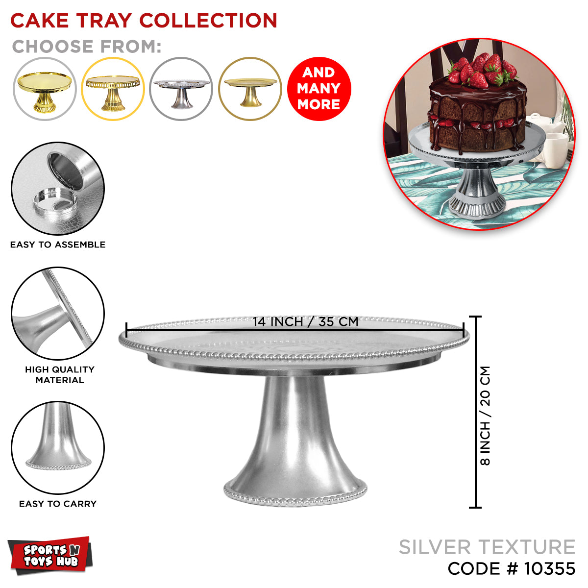 Plastic Texture Pattern Cupcake Stand Collection