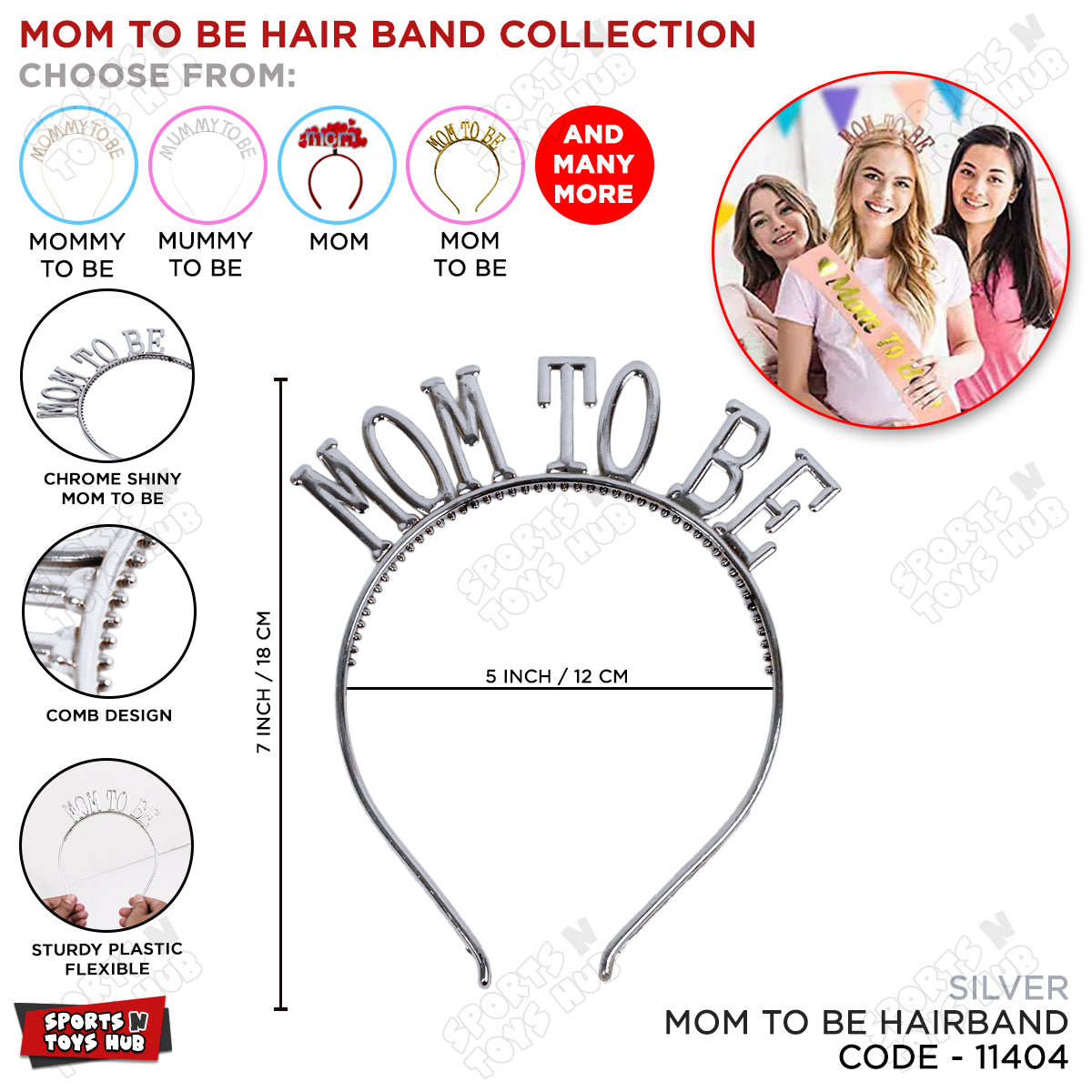 Mom To Be Hairband Collection