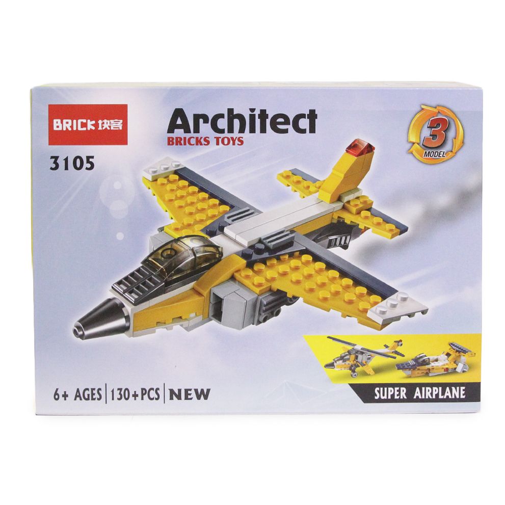 Decool Architect Super Airplane Building Blocks - 3105
