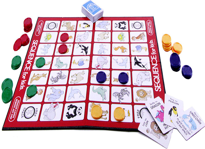 Sequence For Kids & Letters A to Z Board Game