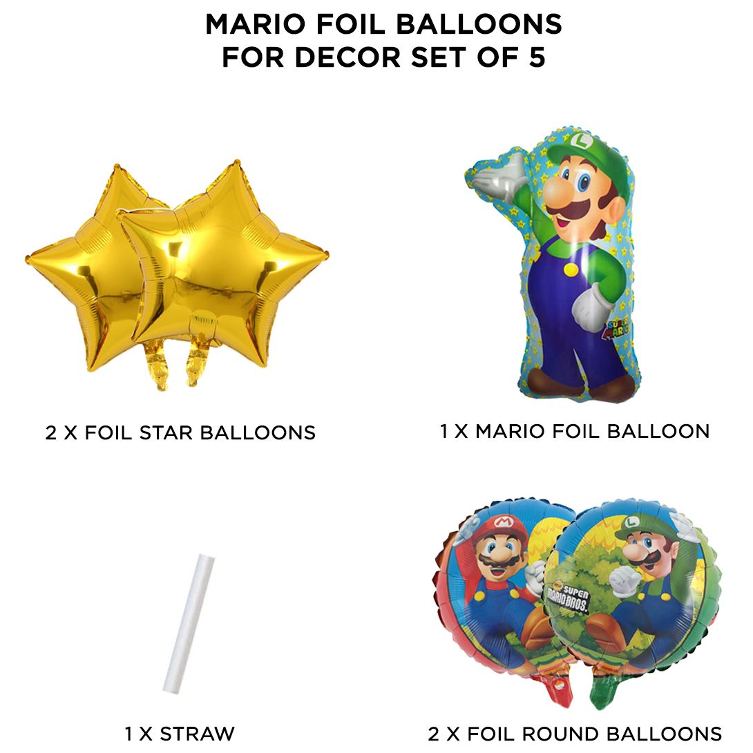 Super Ma_rio Foil Balloon