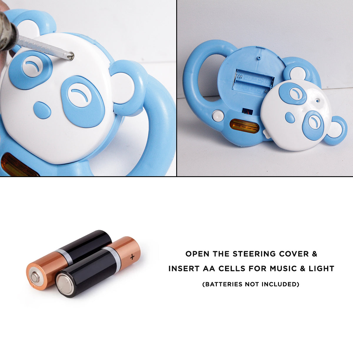 Panda Shape Push Ride Car