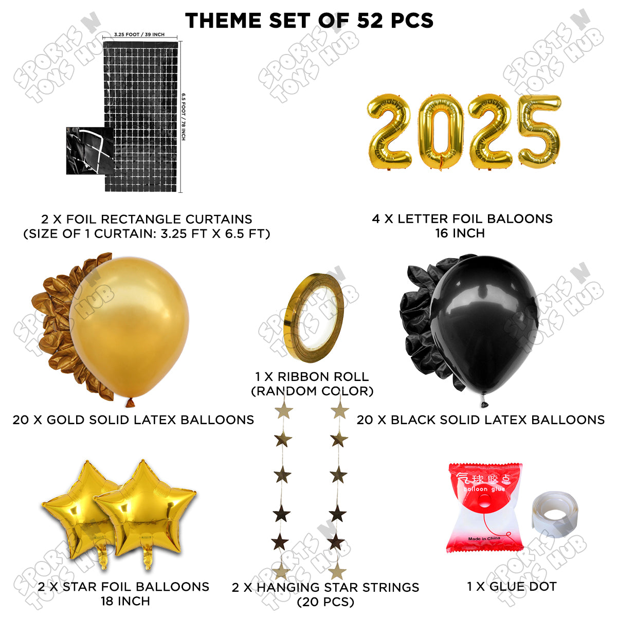 2025 16 Inch Number Theme Collection