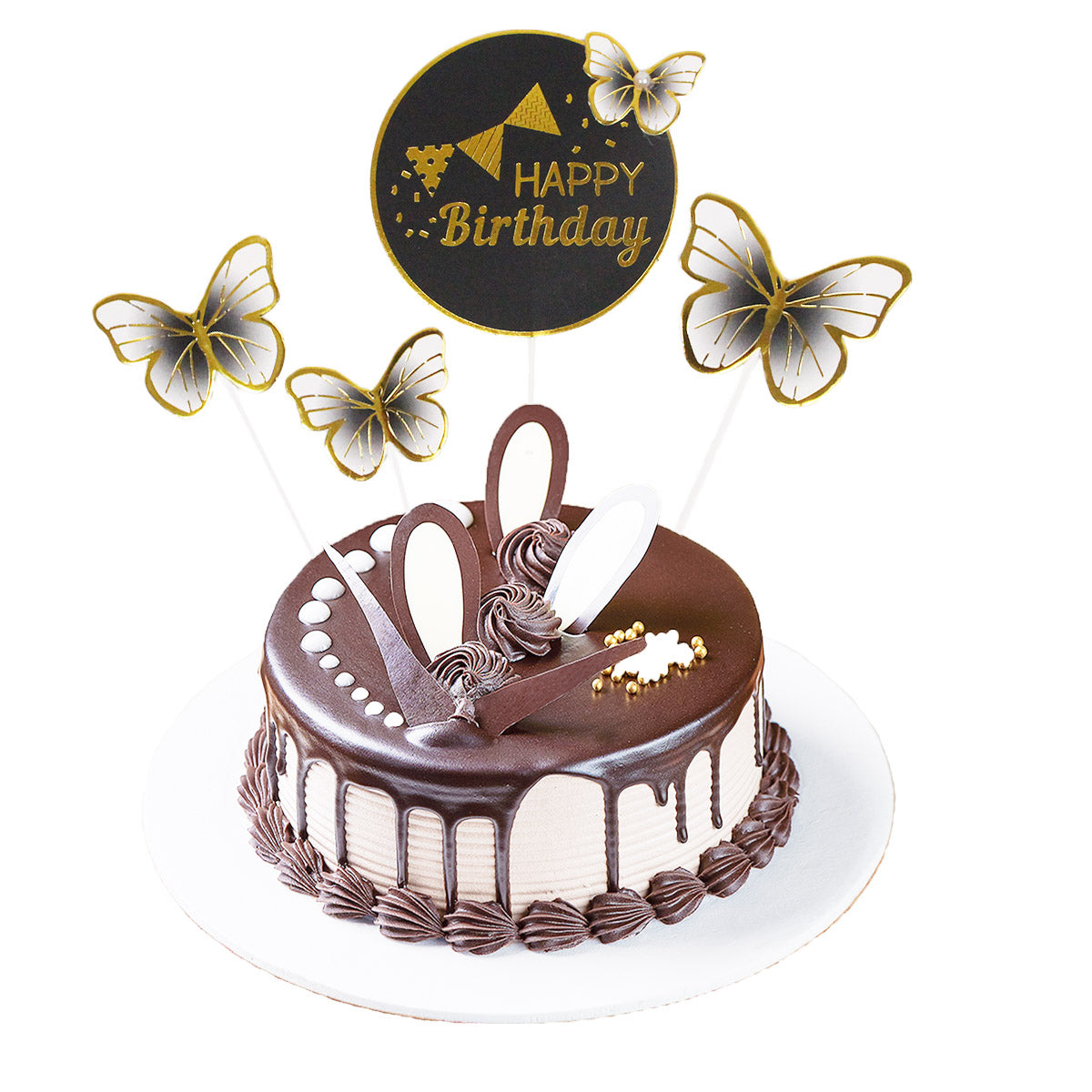 Happy Birthday Cardboard Cake Topper