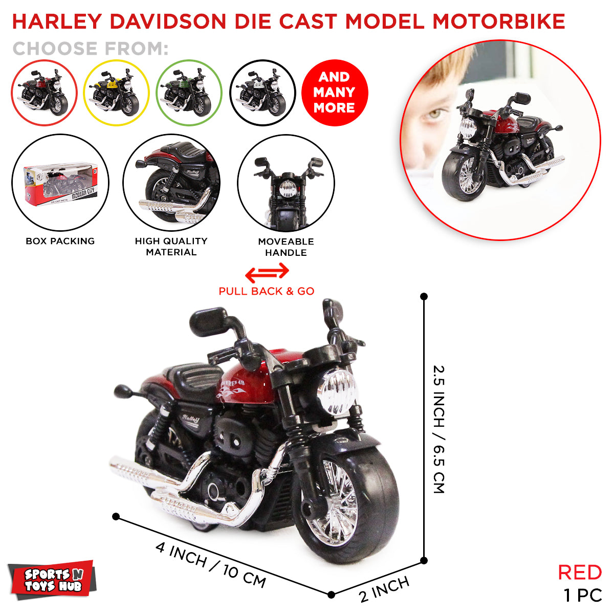 Diecast Harley Davidson Alloy Model Bike Collection