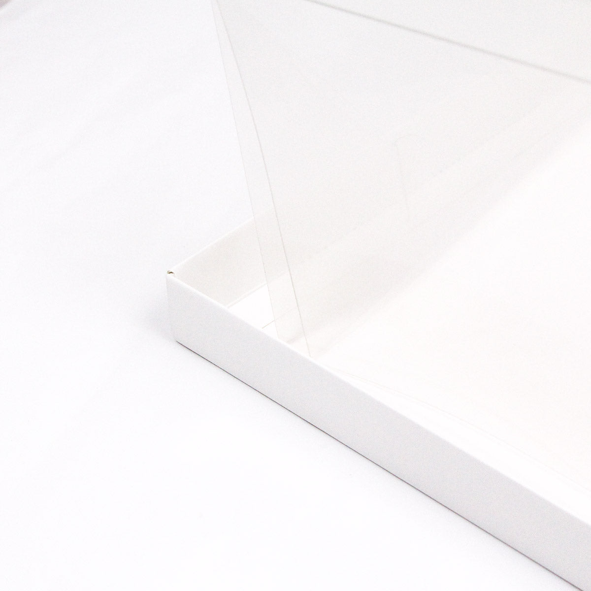 Transparent Heighted Rectangle Shape PVC Lid Multi Purpose Cake or Gift Box