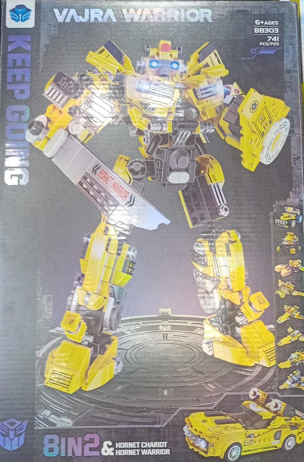 8 IN 2 Bumble Bee Transformers Building Block