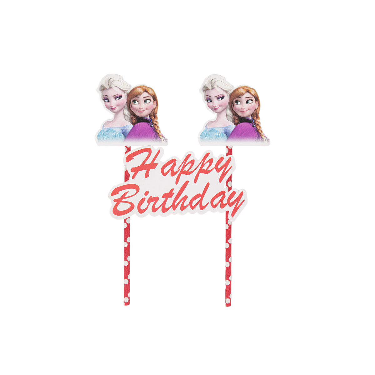 Cartoon Characters Fr0zen Cake Topper