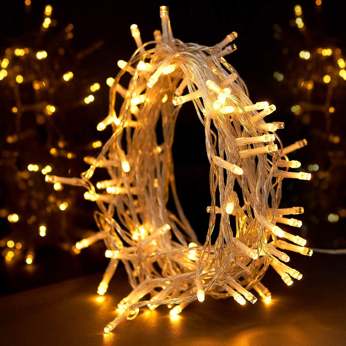 30 LEDs Warm White Lights Battery Operated