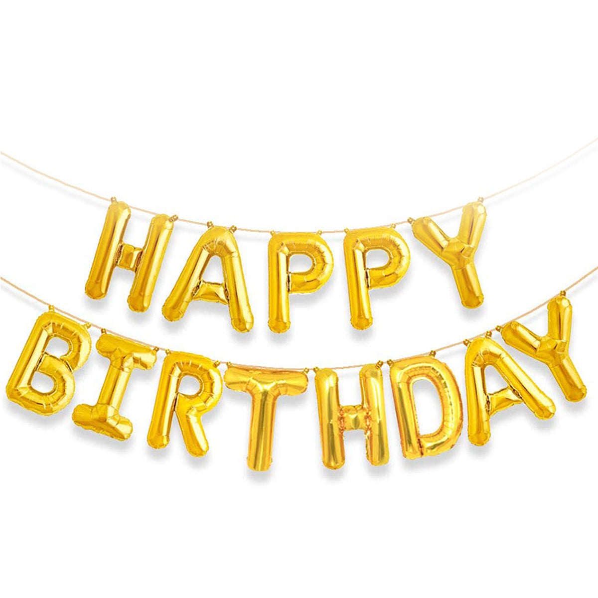 Happy Birthday Foil Banner Balloons