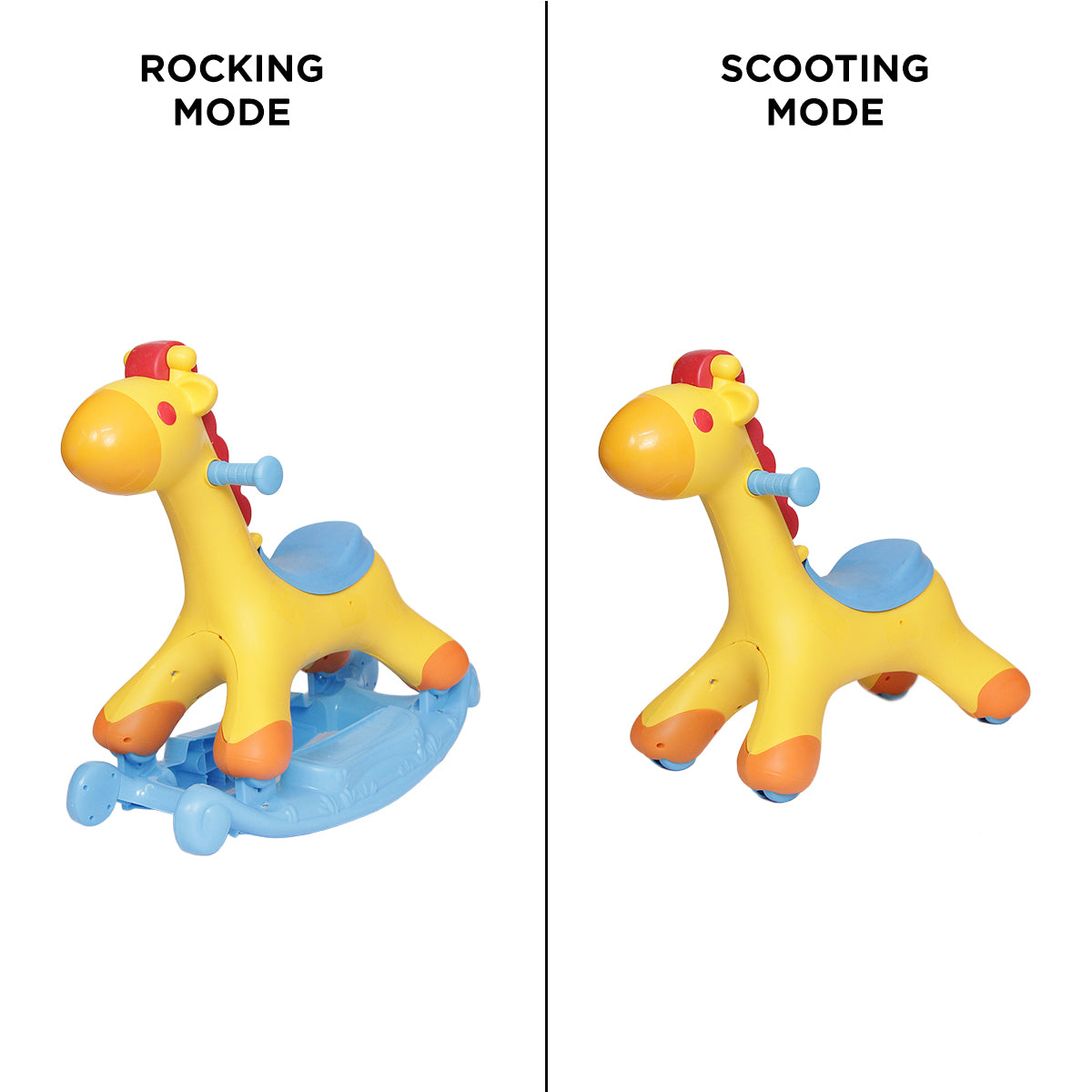 Rocking Giraffe Fun 2 in 1 Ride-On Toy