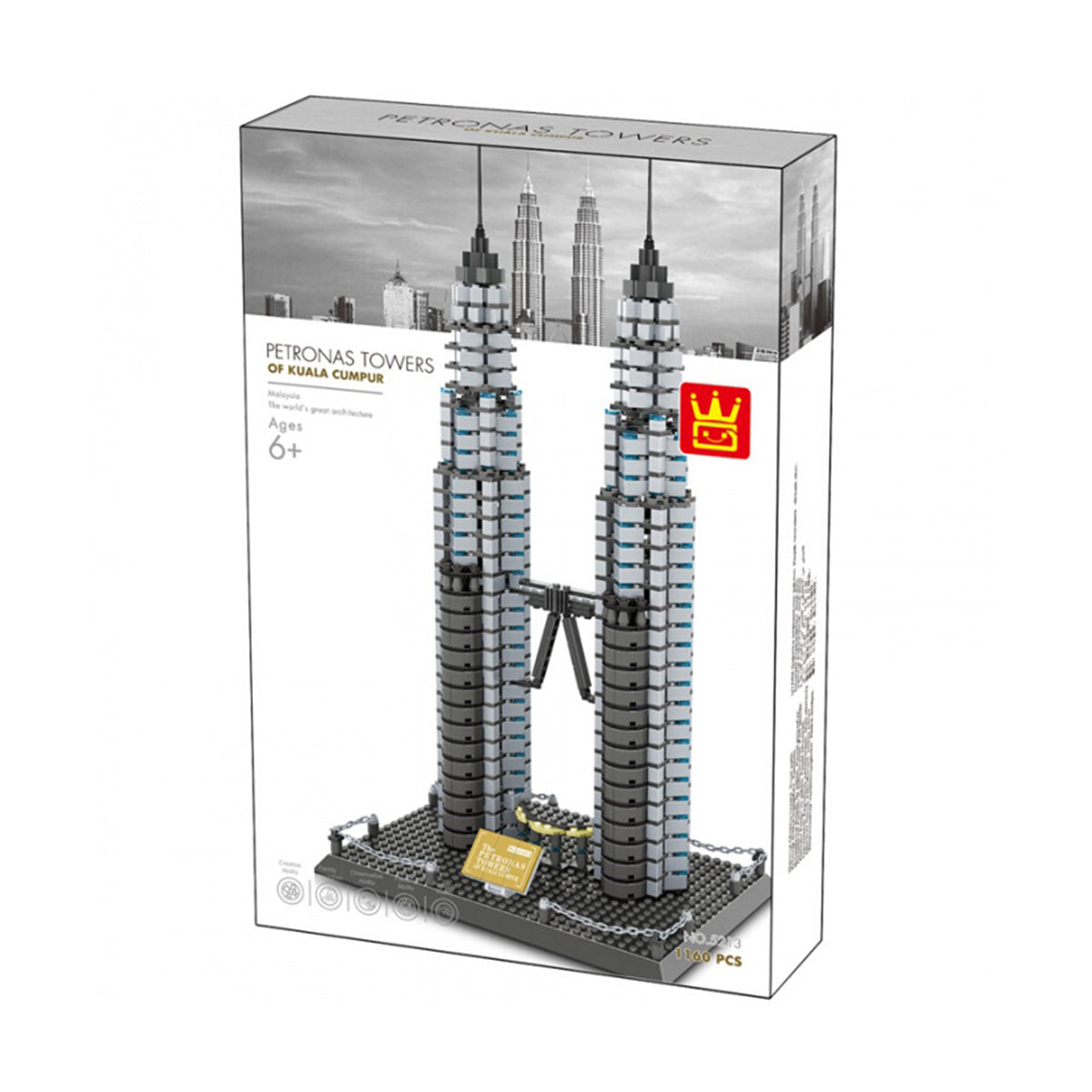 Petronas Twin Towers Construction Building Blocks - 5213