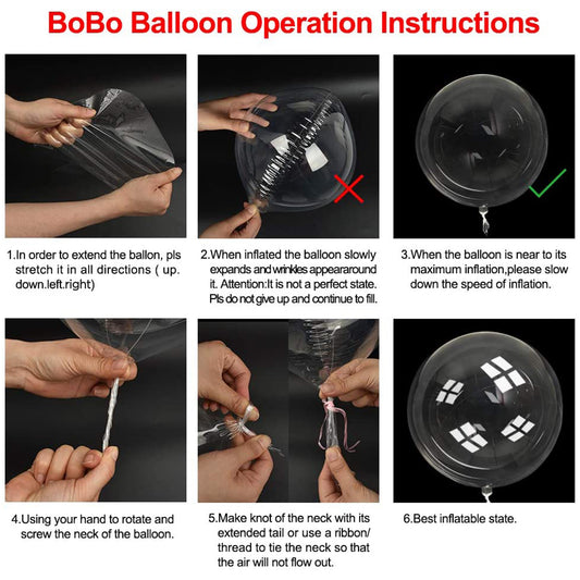 24 Inch BOBO Balloon Collection