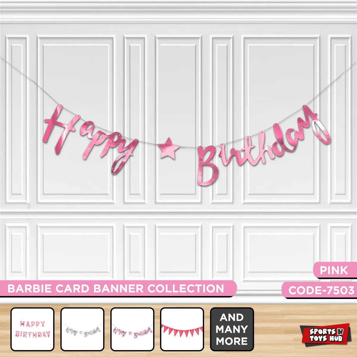 Happy Birthday Cutout Banner Collection