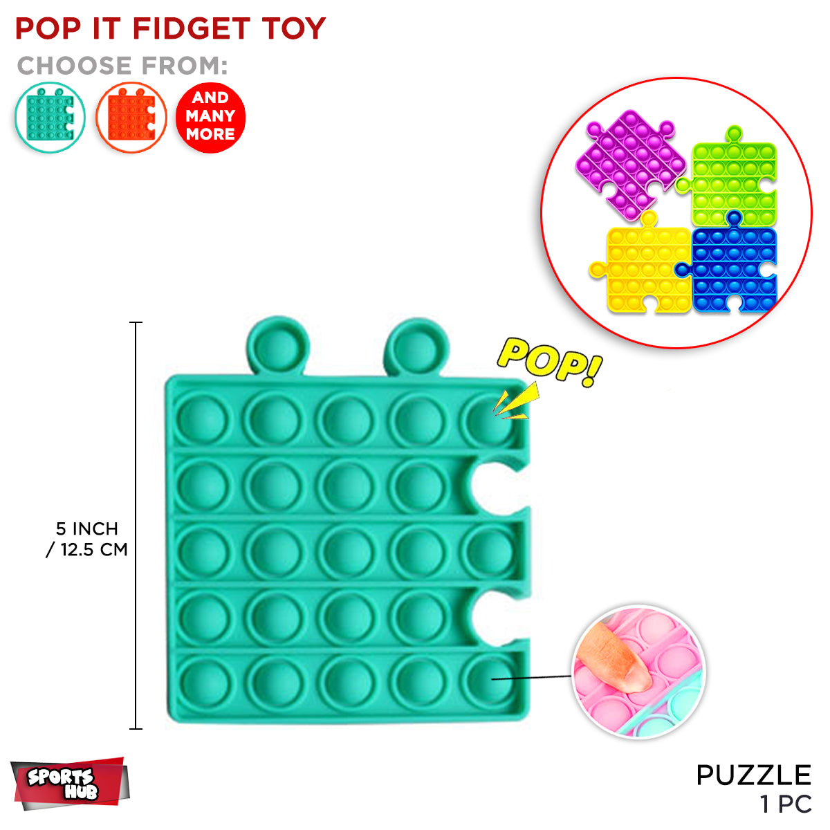 Puzzle Shape P0p It Fidget Toys