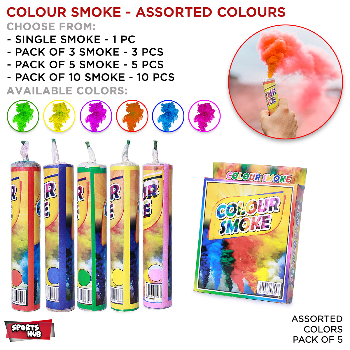 Multi Color Smoke Collection