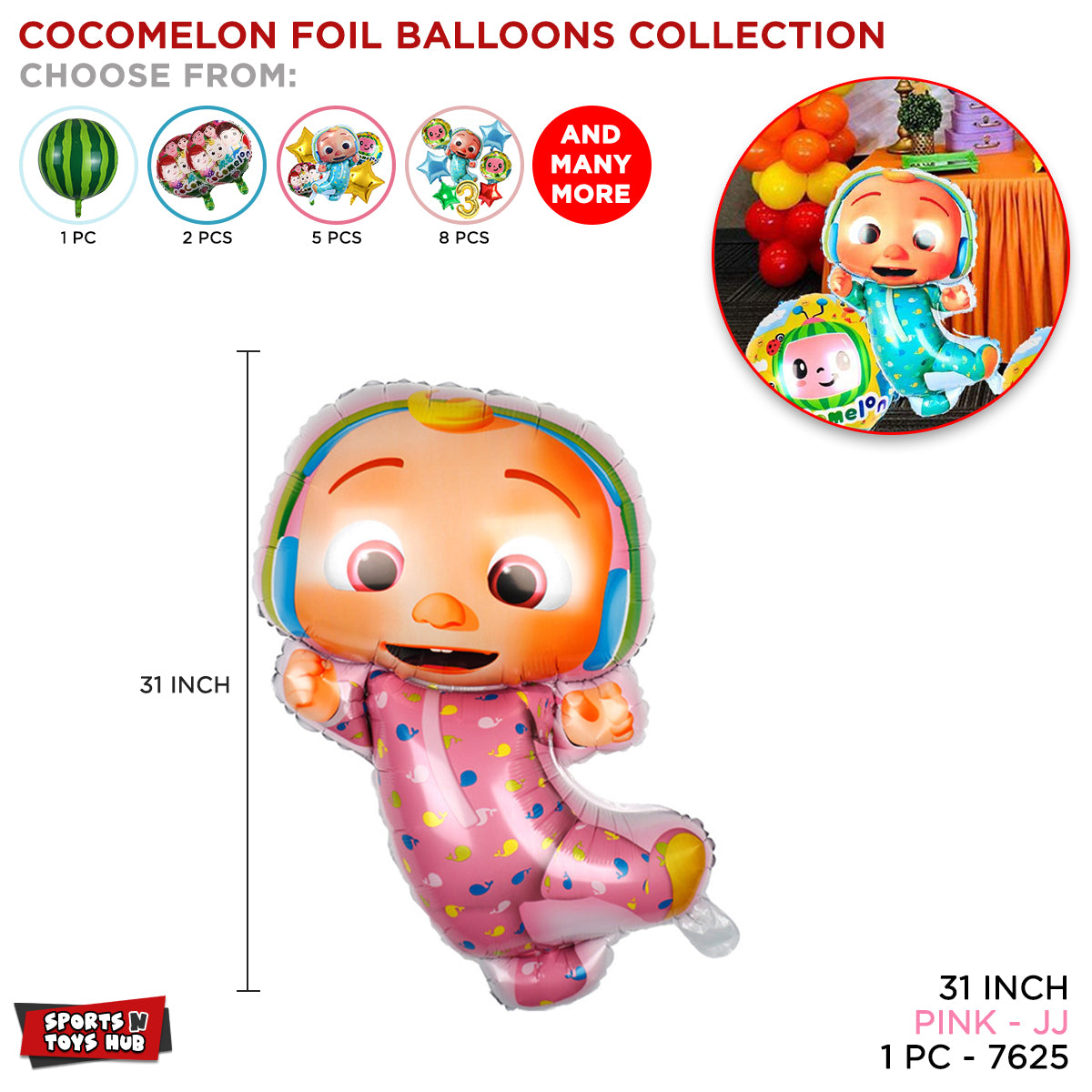 C0C0-Melon Foil Balloon Collection