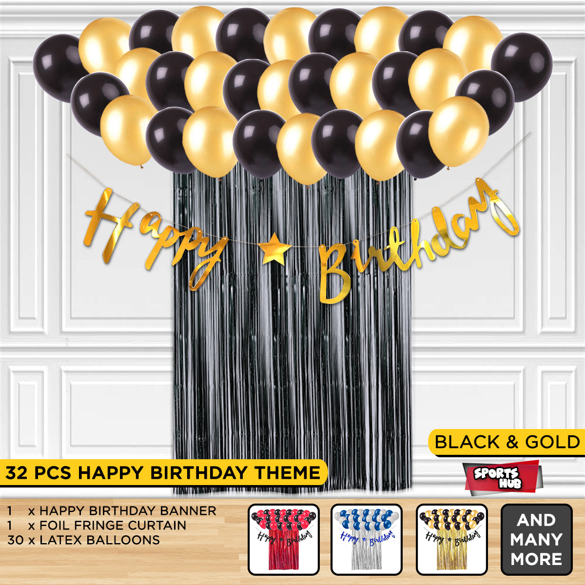 Happy Birthday Cursive Banner Theme