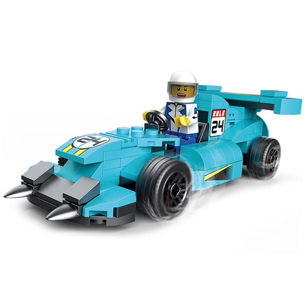 Decool Ghost Race Car Building Blocks Toys - 31031
