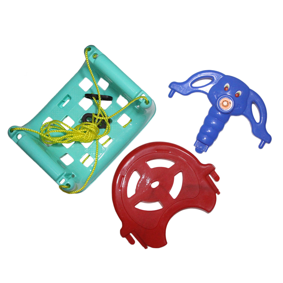 Baby Elephant Face Shape 3 IN 1 Swing Musical Chair Set