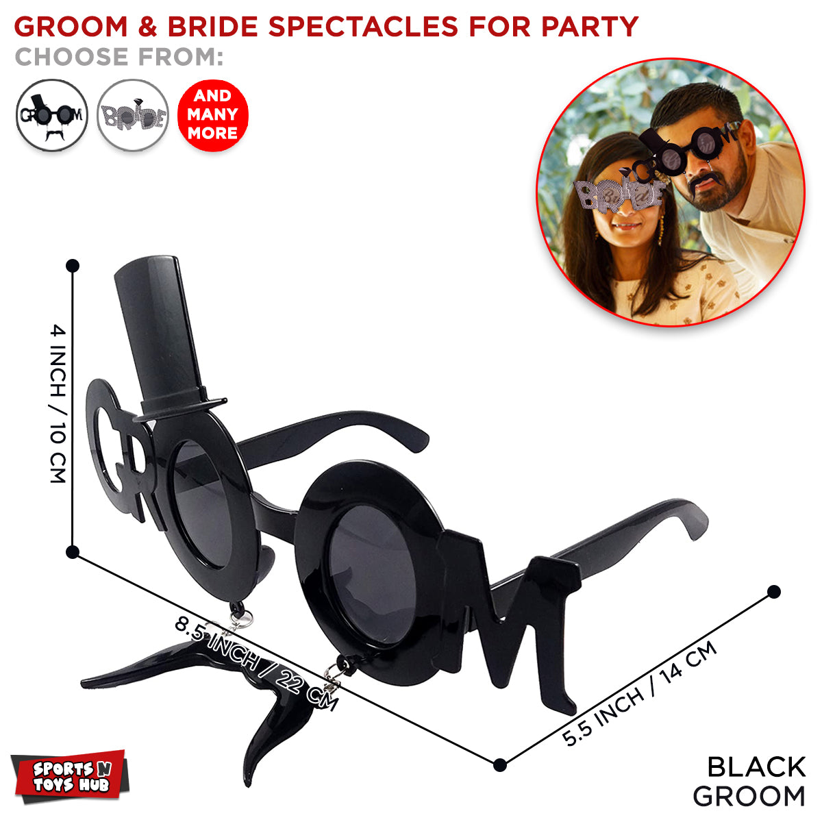 Groom to Be Plastic Glasses - 1 Pc