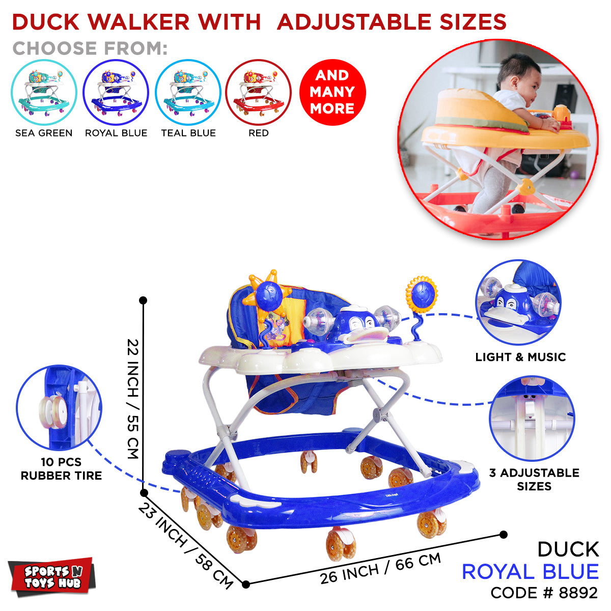 Duck Happy Face Baby Walker Collection