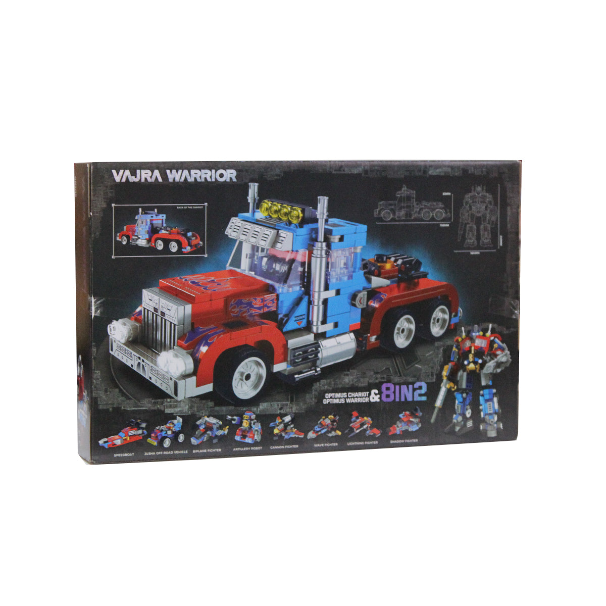 8 IN 2 0ptimus Prime Transformers Building Block