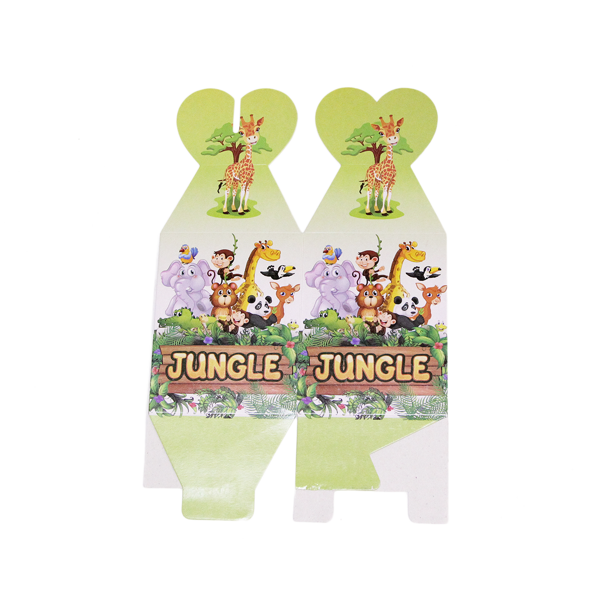 Cartoon Characters Jungle Theme Goodies Box