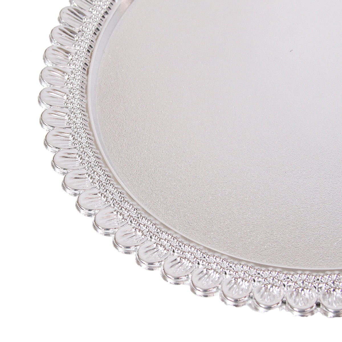 Plastic Shinny Flower Pattern Cupcake Stand Tray