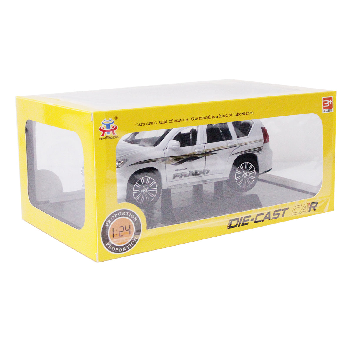 1:24 Diecast Land Cruiser Prado Scale Model Car Collection