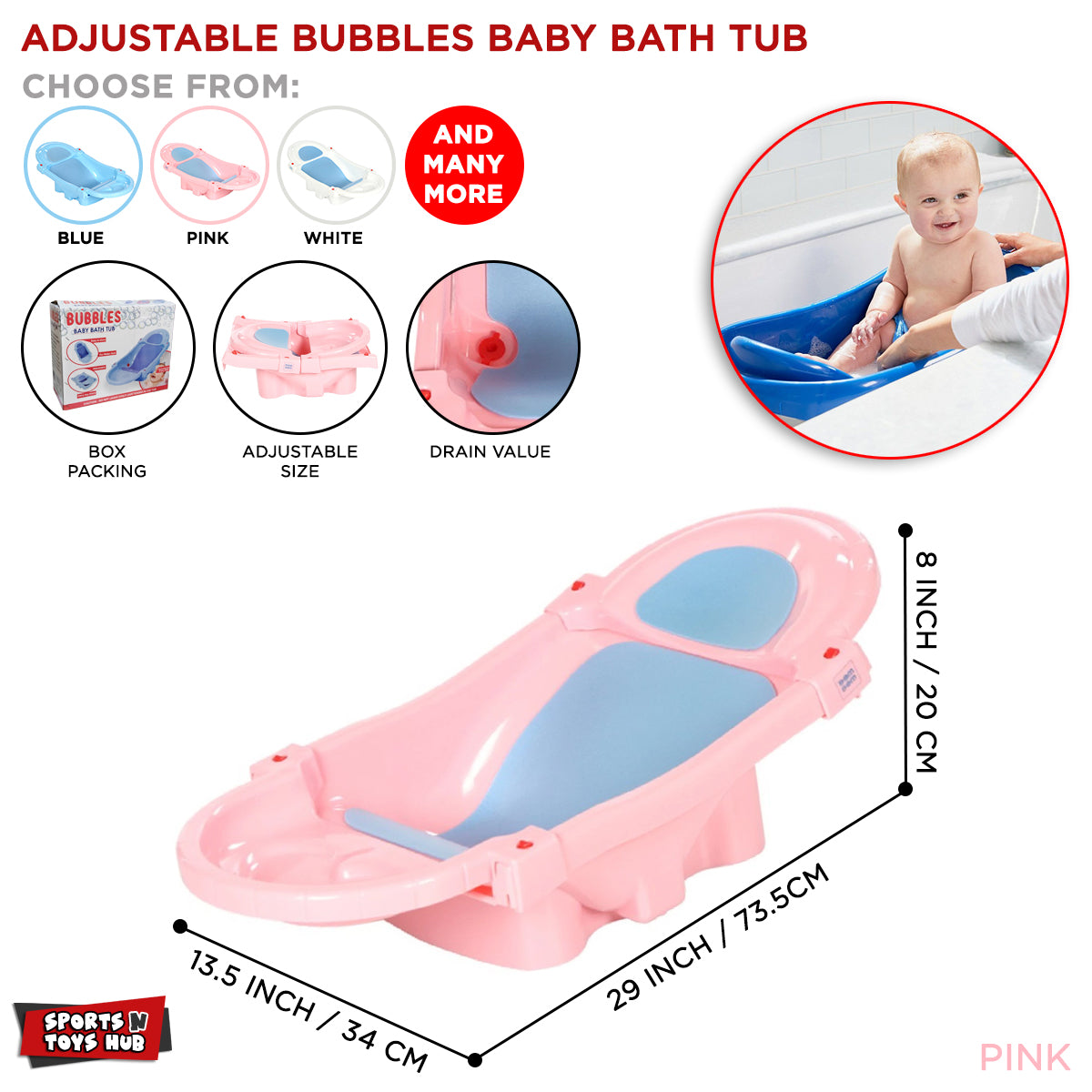 Bubbles Baba & Baby Bath Tub Collection