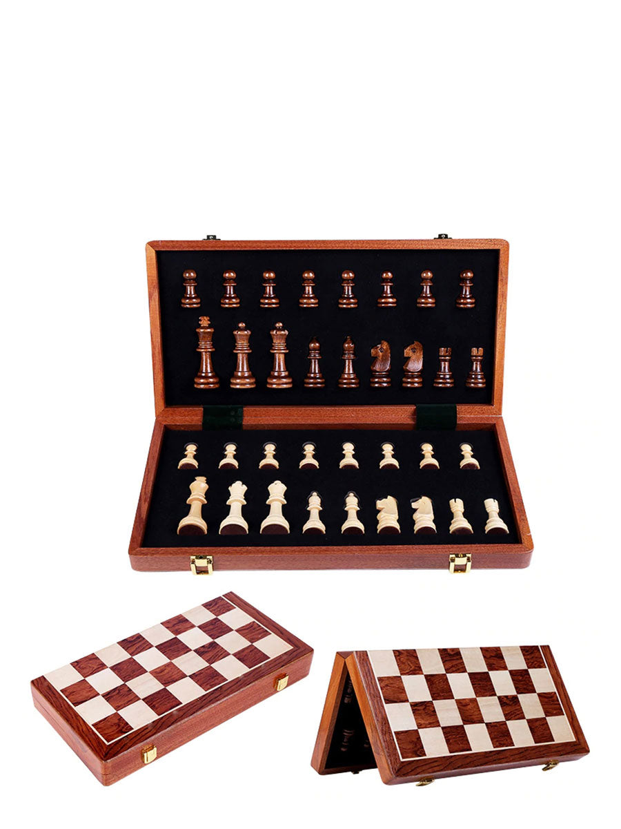 Portable Classic Wooden Chess Board Game