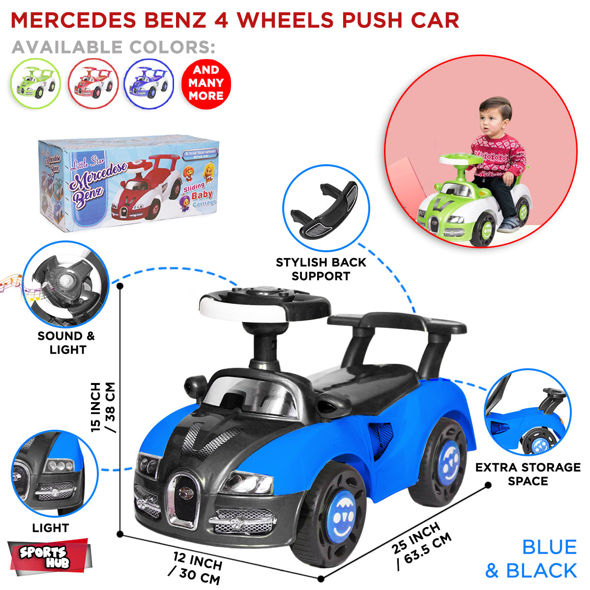 Mercedes Benzz Kids Push Car
