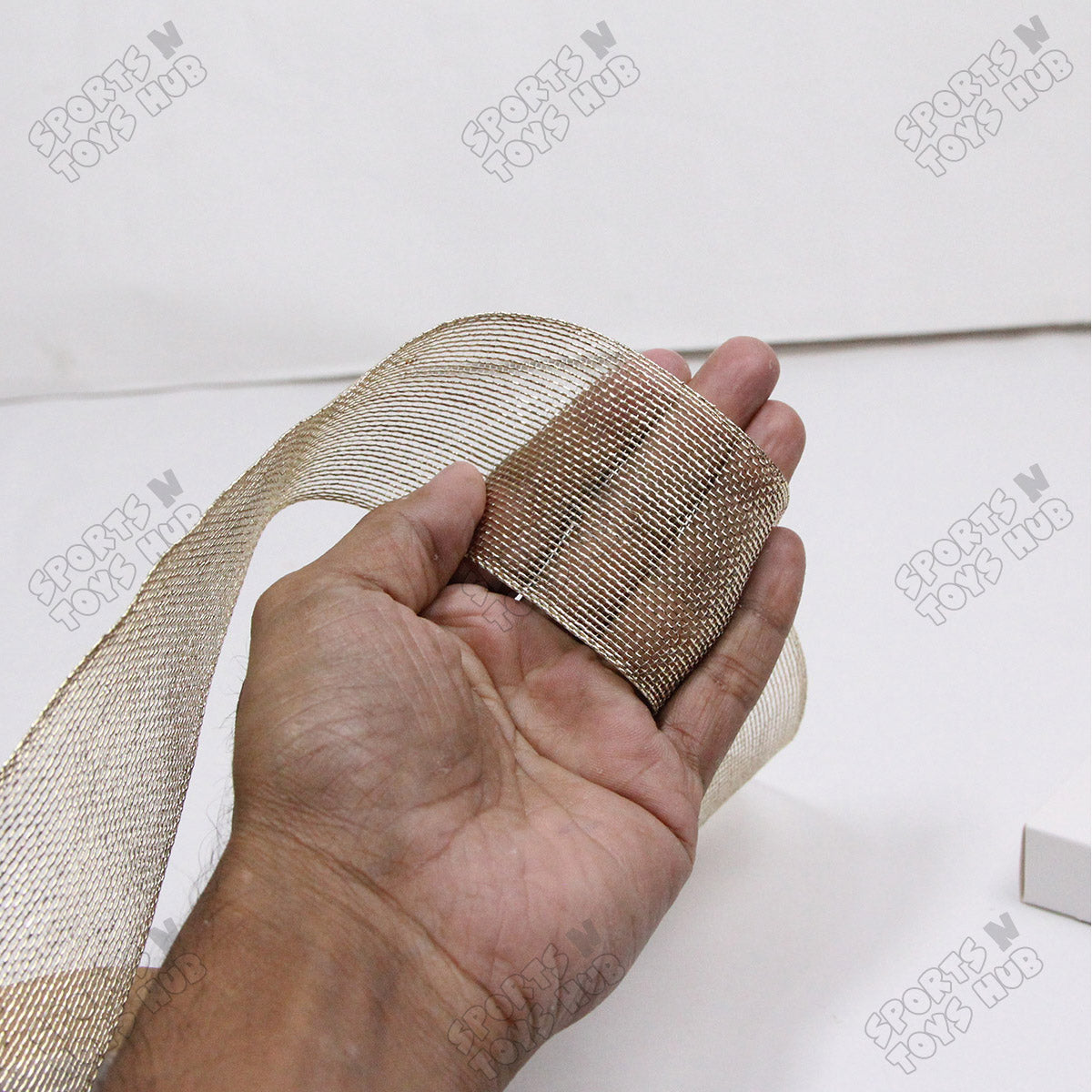 2 INCH x 5 Yards – Zari Thread Net Ribbon for Gift Wrapping, Crafts & Decorations