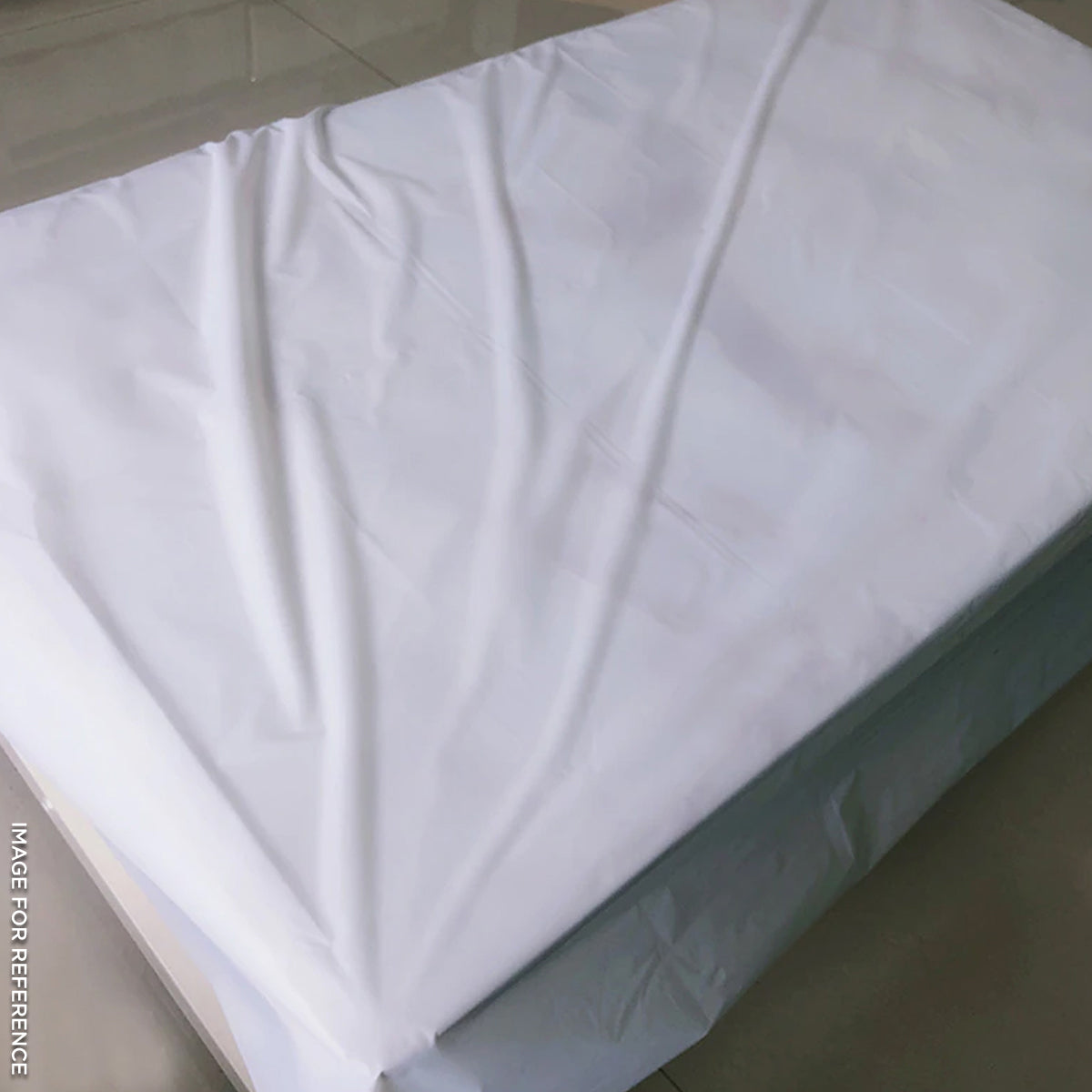 White Color Plastic Table Cover