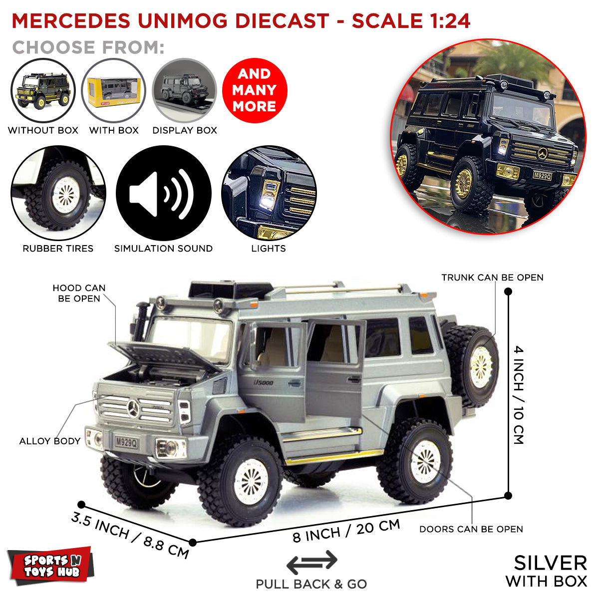 Mercedes_Benz 1:24 Diecast Scale Model Collection