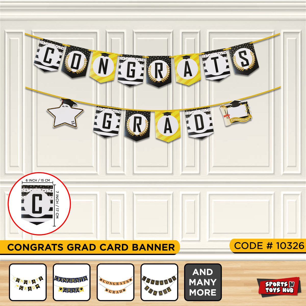 Congrats Grad Card Banner Collection