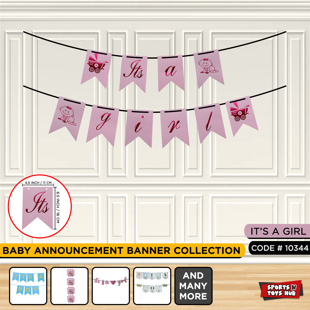 Its A Boy or Its A Girl Card Banner Collection