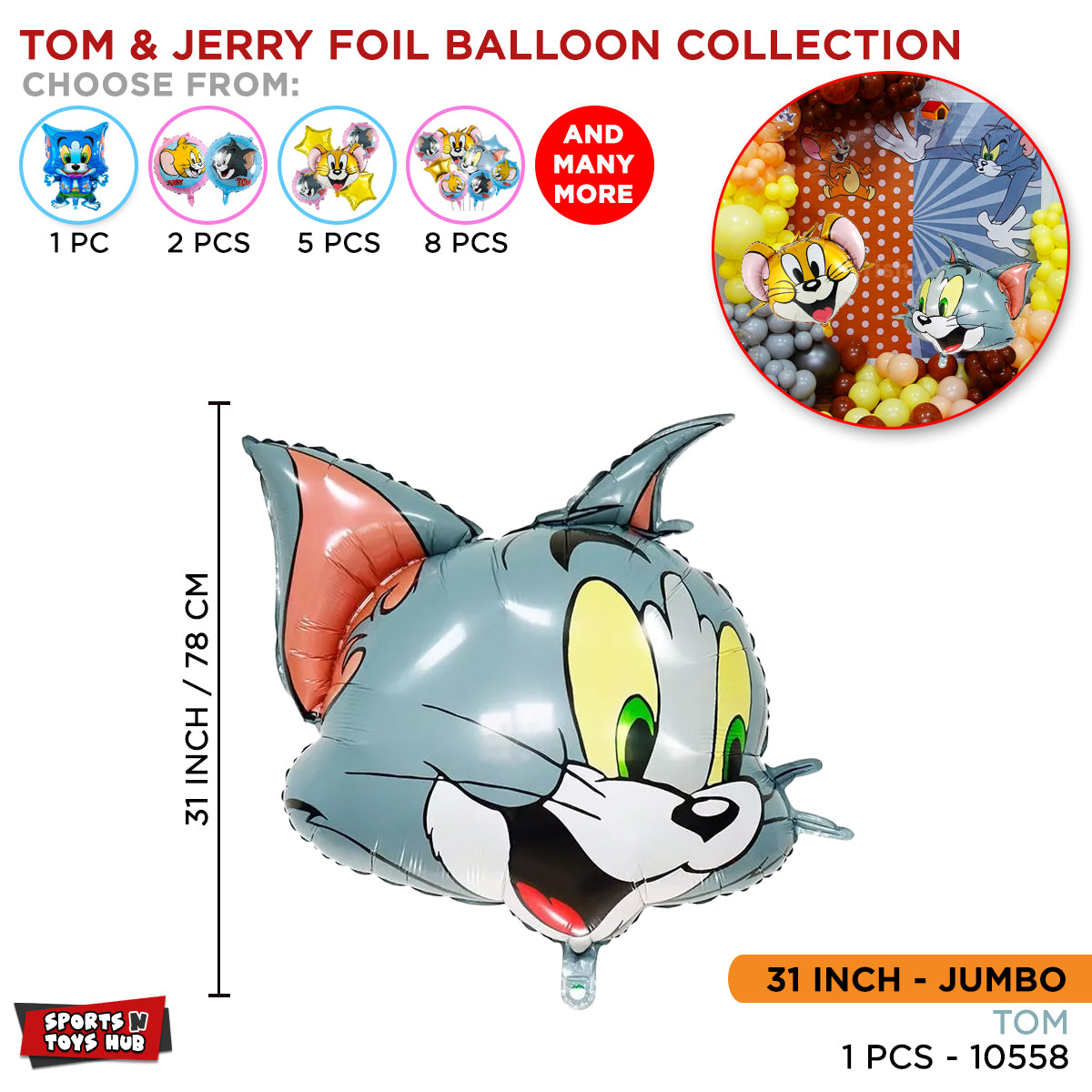 Tom Cartoon Foil Balloon