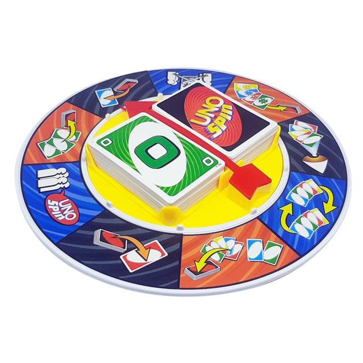 Uno Spin Wheel Family Card Game With 112 Cards