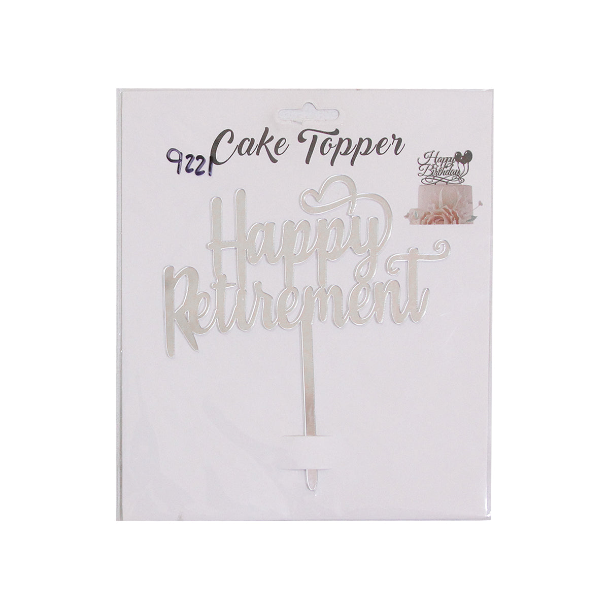 Happy Retirement Cake Topper