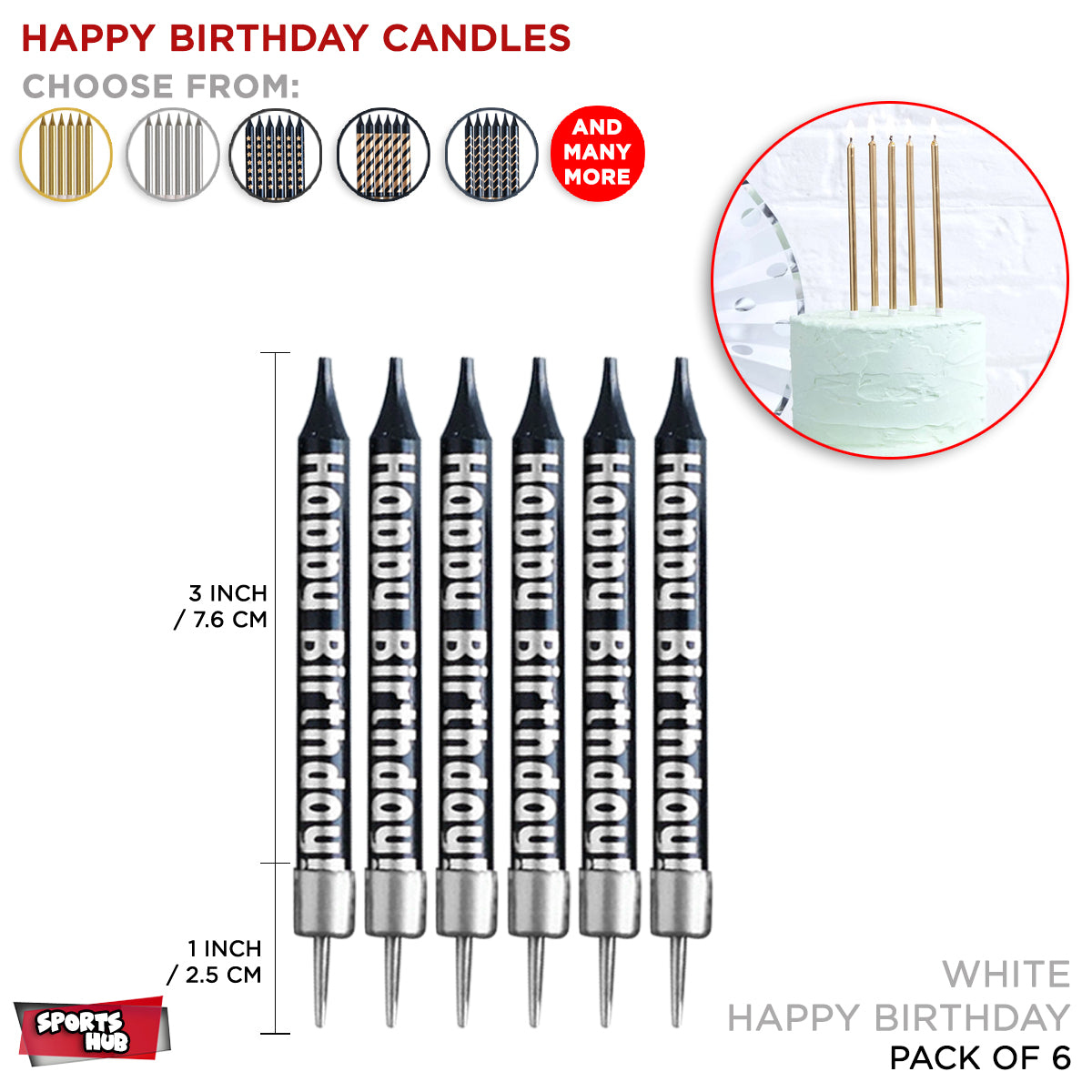 Flammable Printed Text Pattern Candles Collection